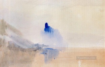  castle painting - Study Of A Castle By A Lake Romantic Turner